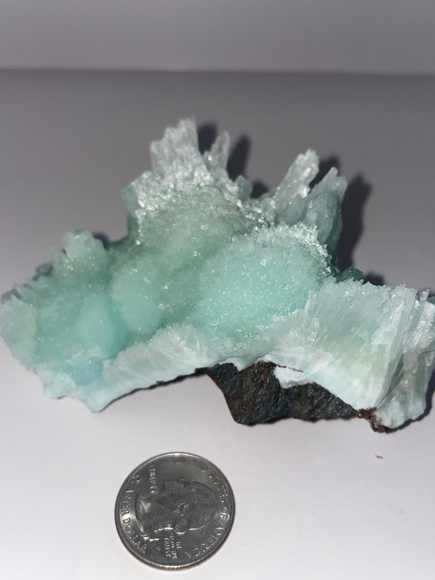 Blue aragonite