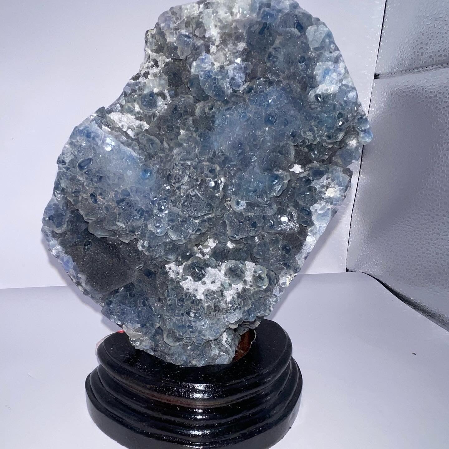 Large blue fluorite, specimen, statement piece