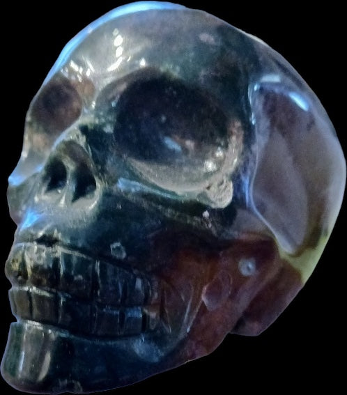 Ocean Jasper Skull